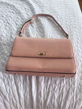 J.Crew Large Edie leather purse with gold hardware